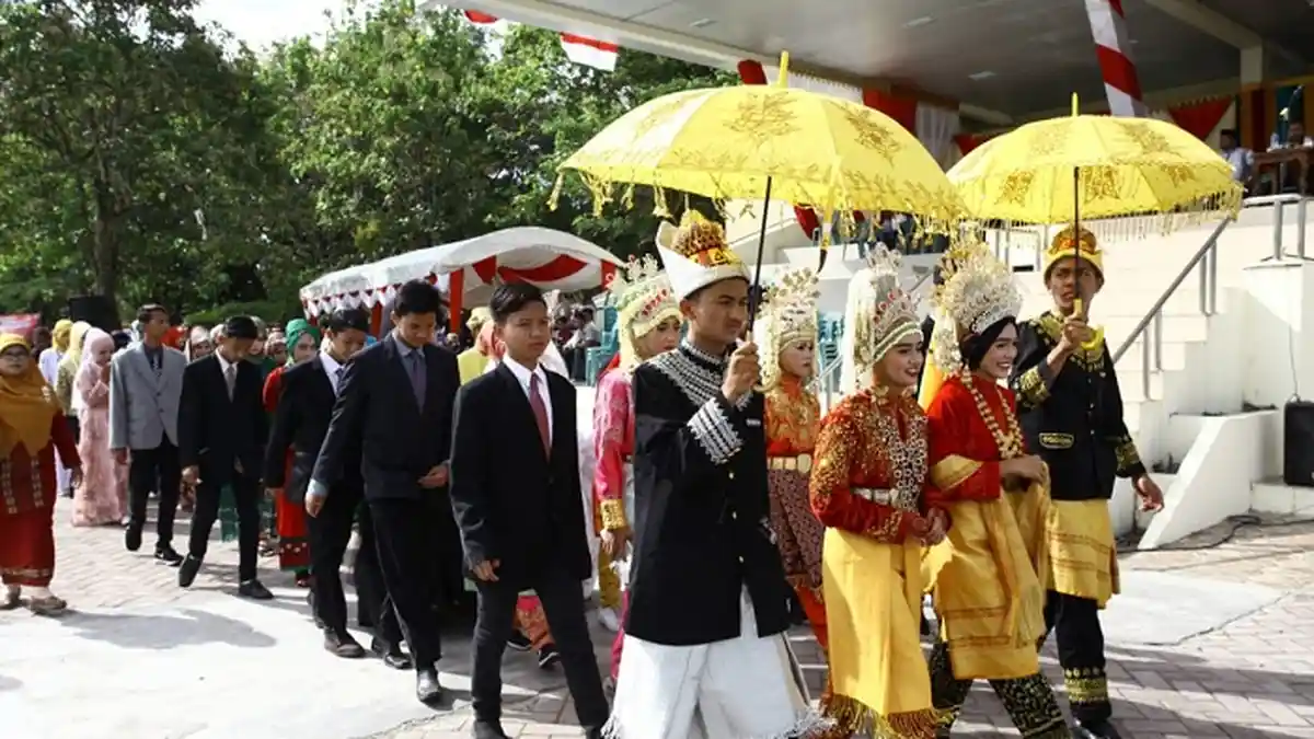 Karnaval HUT ke-74 RI di Aceh Besar Berlangsung Meriah