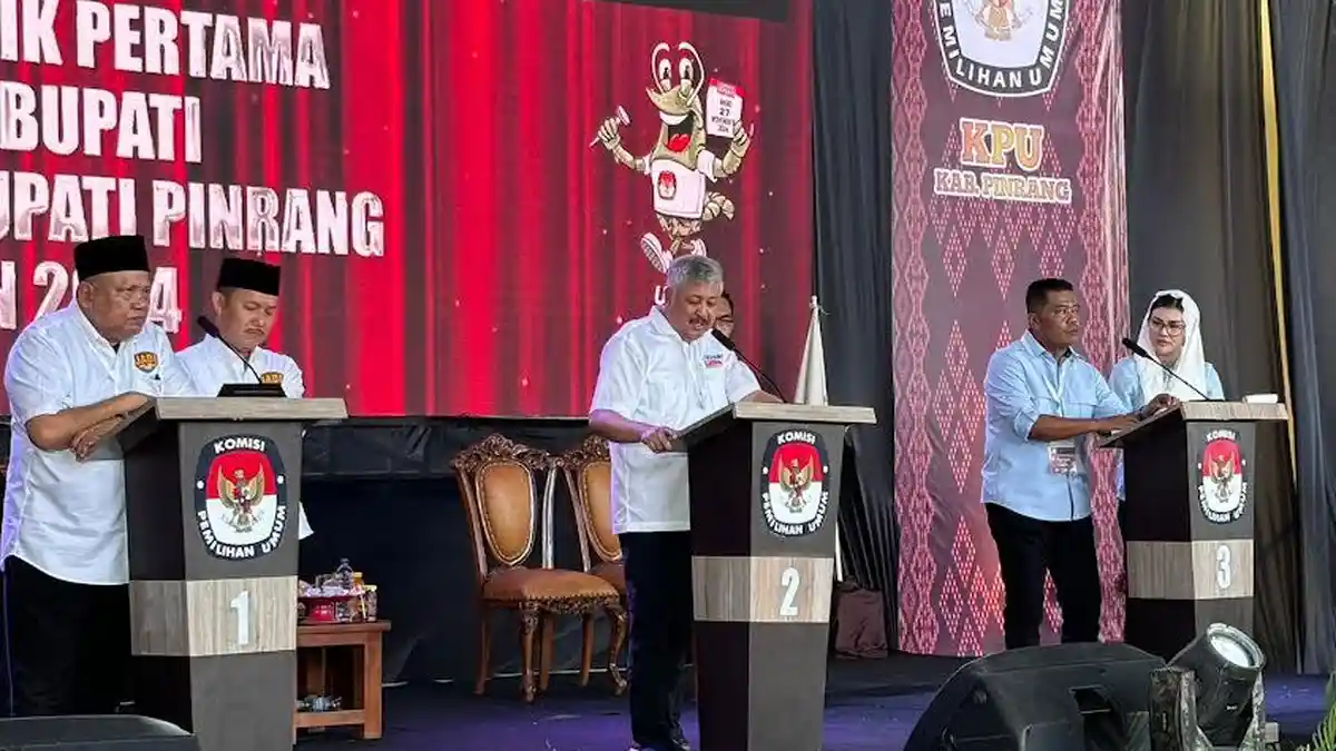 Debat Kedua Pilkada Pinrang, Pendukung Paslon Diminta Nobar di Posko Pemenangan