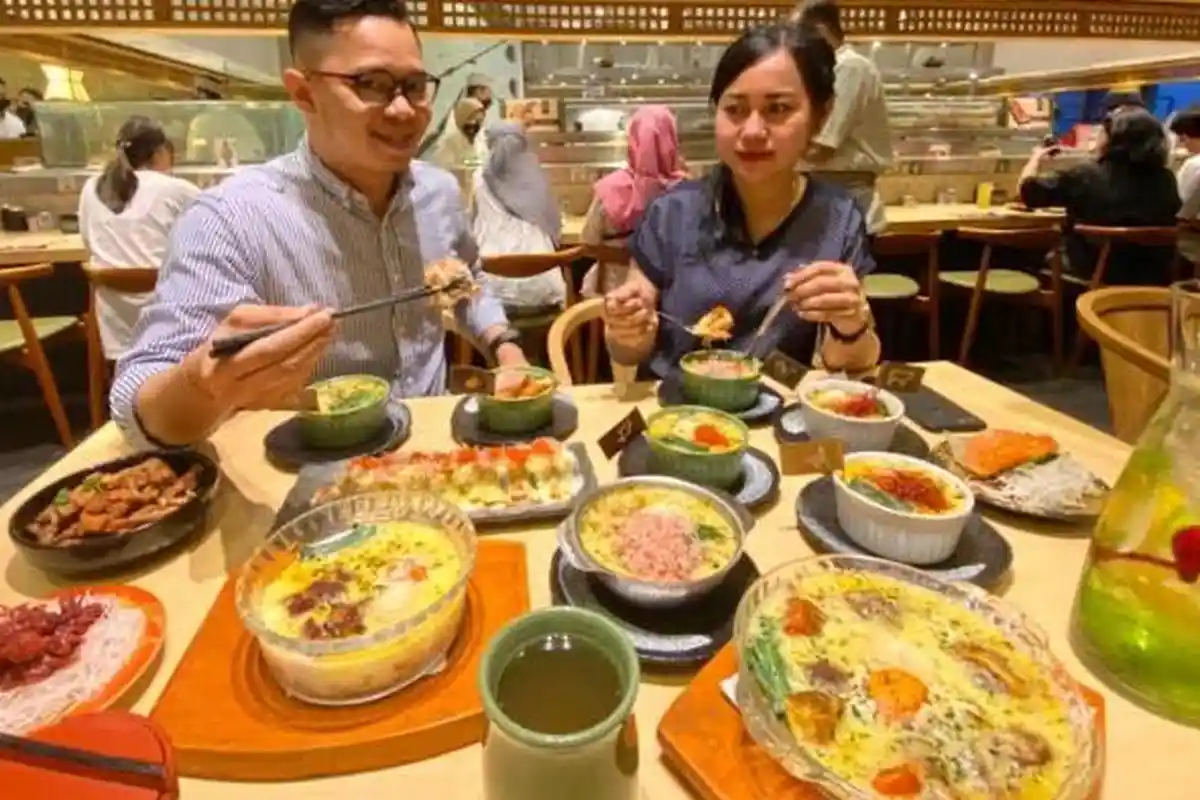 Lezatnya Menu Doria di Sushi Tei, Perpaduan Saus Putih dan Kejunya Cocok untuk Hidangan Buka Puasa