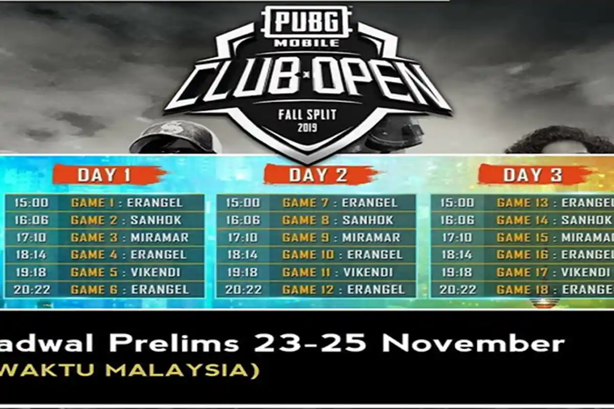 Jadwal Live Streaming Prelims PMCO Fall Split 2019 Malaysia Mulai Besok Pukul 15.00 WIB Live YouTube