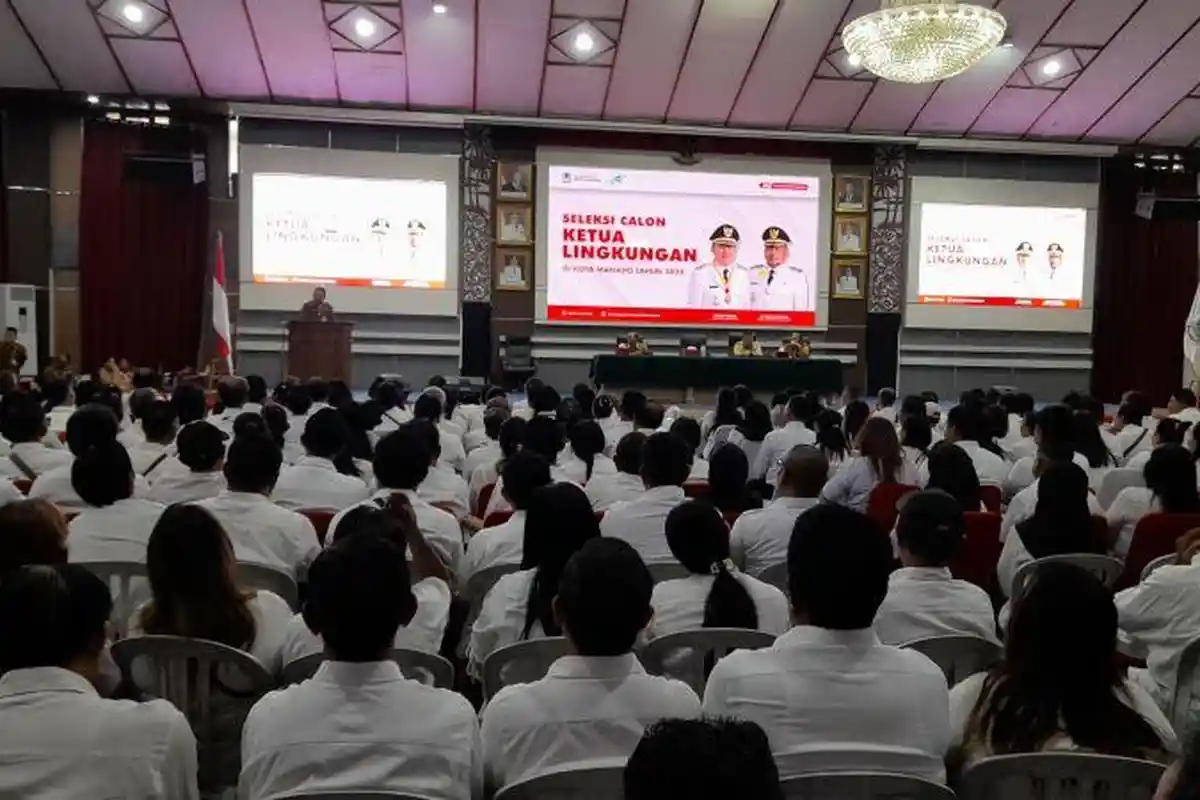 Seleksi Tertulis Ketua Lingkungan Dimulai, Sekda Manado Beri Semangat: Ada Tanggung Jawab Besar