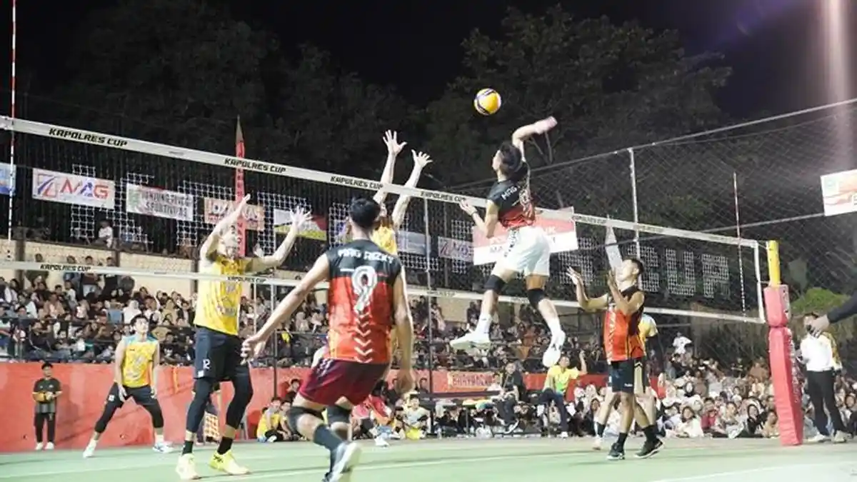Adu Smash di Kapolres Tanbu Cup 2026, Pemain Liga Jepang hingga Bulgaria Bikin Seru Pertandingan - Banjarmasinpost.co.id