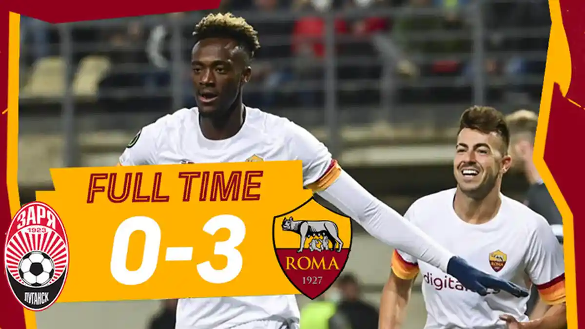 Hasil Zorya vs AS Roma, Chris Smalling, Tammy Abraham Cetak Gol, AS Roma Menang