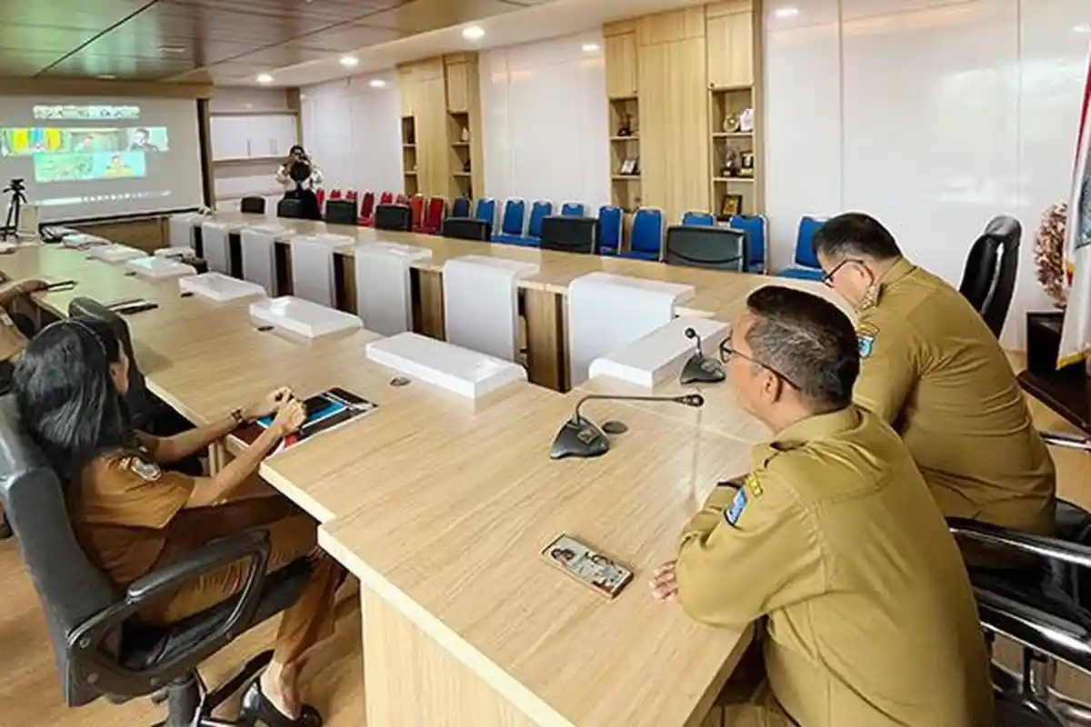 Rakor Pengendalian Inflasi bersama Mendagri via Zoom, Pemkot Sorong Siapkan Langkah Strategis