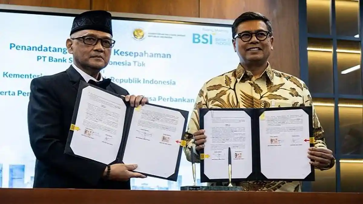 Resmi Jalin Kerjasama, BSI Dukung Kolaborasi Digitalisasi Layanan Haji Bersama Kemenhaj