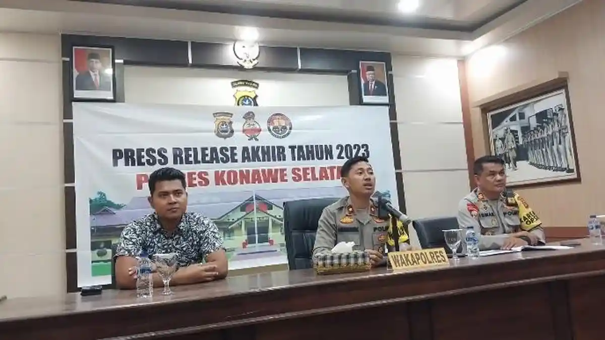 Kasus Tindak Pidana di Konsel Menurun pada 2023, Ini Strategi Polres Konawe Selatan Sultra