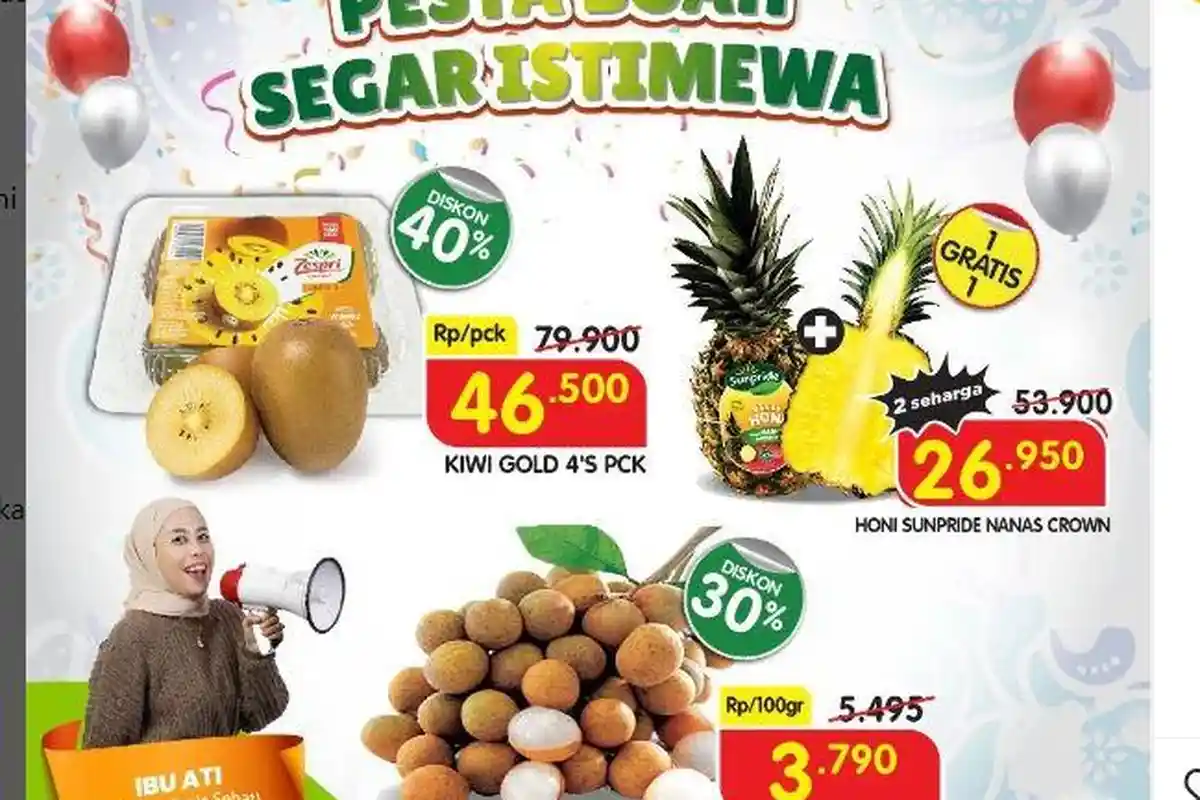 PROMO Superindo 29-31 Agustus 2023: Kebutuhan Dapur IRIT, Broiler Rp37.900 Nanas Beli 1 Gratis 1