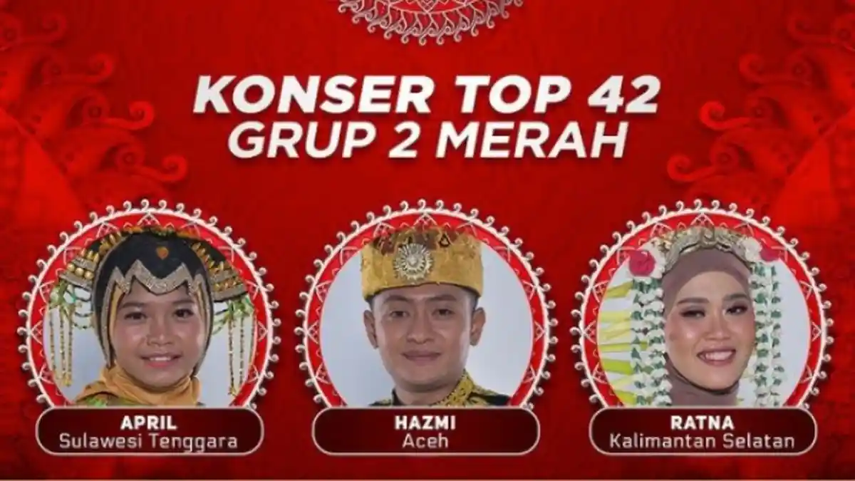 Hasil LIDA 2021 Top 42 Siapa Tersenggol Tadi Malam? Polling Awal April Tertinggi, Hazmi & Ratna 4 SO