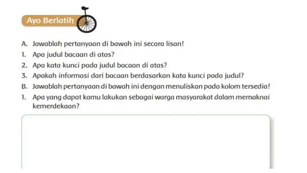 Kunci Jawaban Tema 6 Kelas 6 Halaman 19-20 Kurikulum 2013: Kerukunan Kampung Wonorejo Papua