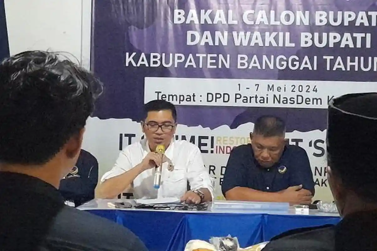 Berebut Usungan Partai Nasdem, 2 Incumbent Bupati Banggai Tunggu Hasil Survei Juni 2024