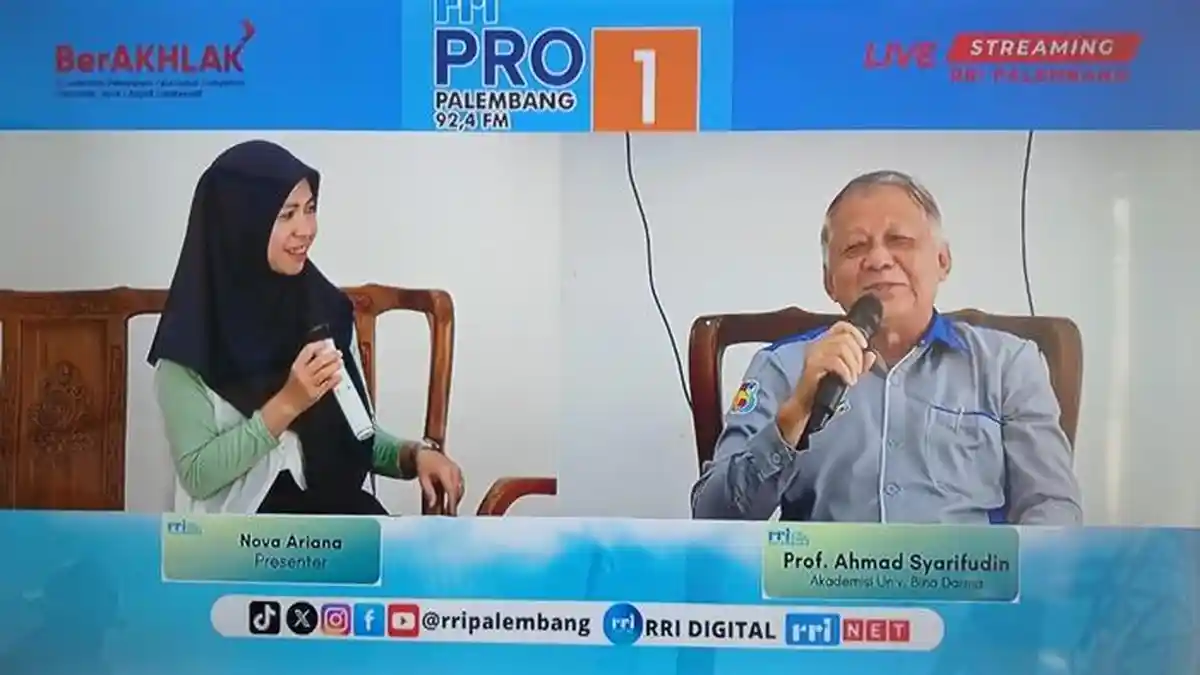 Guru Besar UBD Prof Dr Achmad Syarifudin Jadi Narasumber Program Dialog Tanggap Bencana