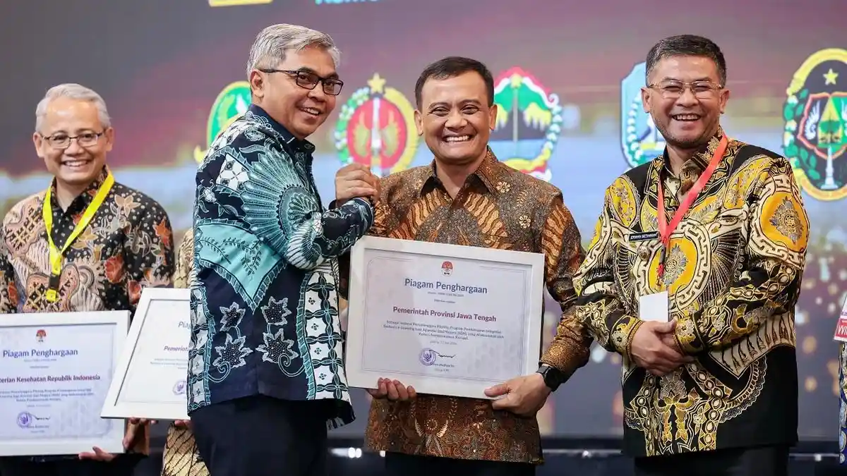 Pemprov Jateng Sabet Penghargaan Program E-Learning ASN Berintegritas dari KPK