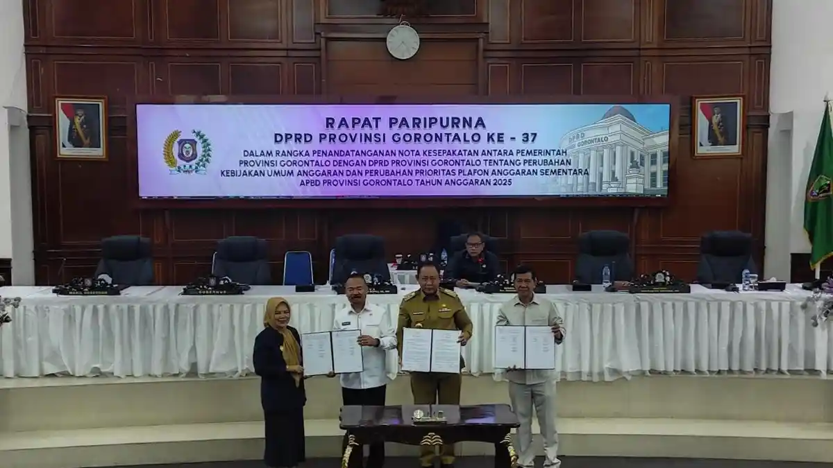 Sempat Tertunda, Penandatanganan KUA-PPAS Gorontalo Tuntas di Tengah Kekurangan Anggota Dewan