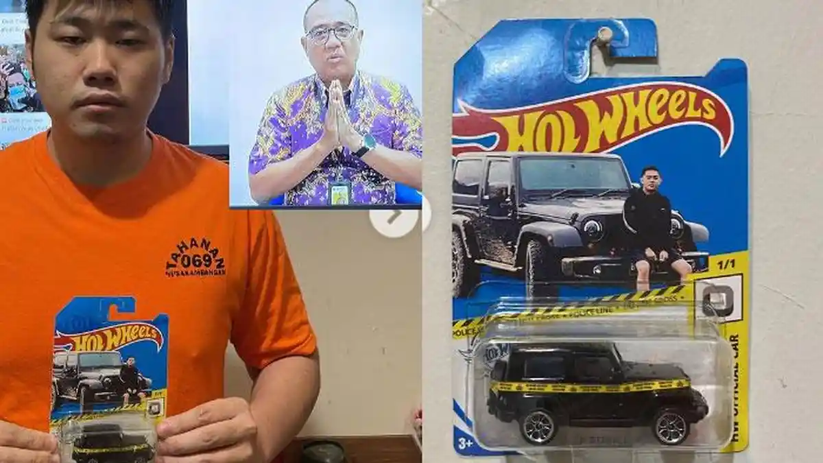 Viral Ada Hotwheels Rubicon Milik Mario Dandy, Dilengkapi Garis Polisi, Winson Reynaldi Buat Khusus