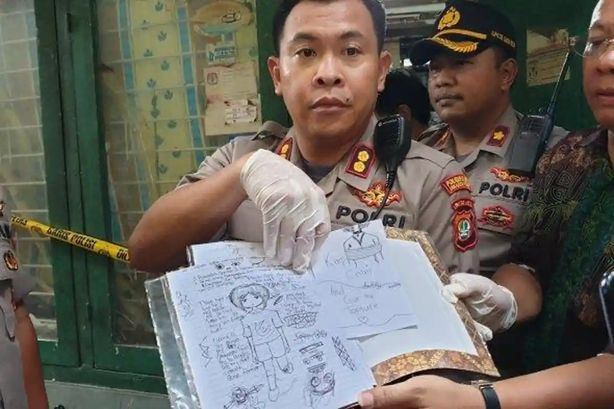 Kisah Siswi SMP Bunuh Lalu Simpan Mayat Bocah di Lemari, Polisi Temukan Buku Curhat dan Gambar Ini