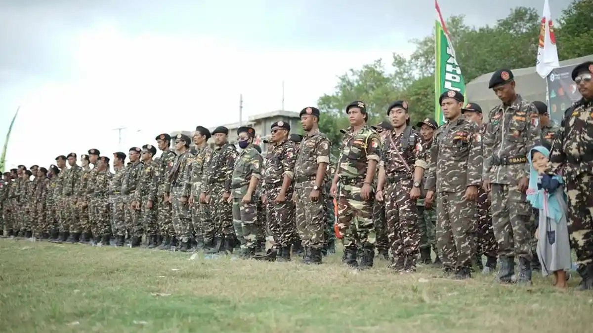 Apel Akbar Banser di Pati, Asrendiklat Hery Budi: Dibilang Ban Serep dan Bani Serbet, Keep Smile