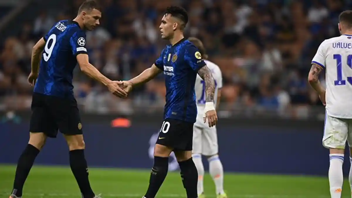 Hasil Liga Champions Inter Milan vs Real Madrid, Dzeko Sulit Jebol Gawang Courtois, Skor 0-0