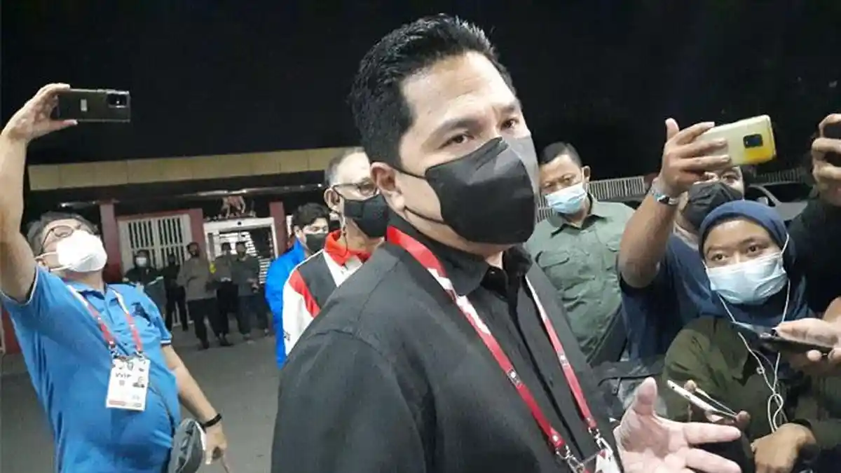 Menteri BUMN Erick Thohir Turut Saksikan Laga Final Piala Menpora 2021