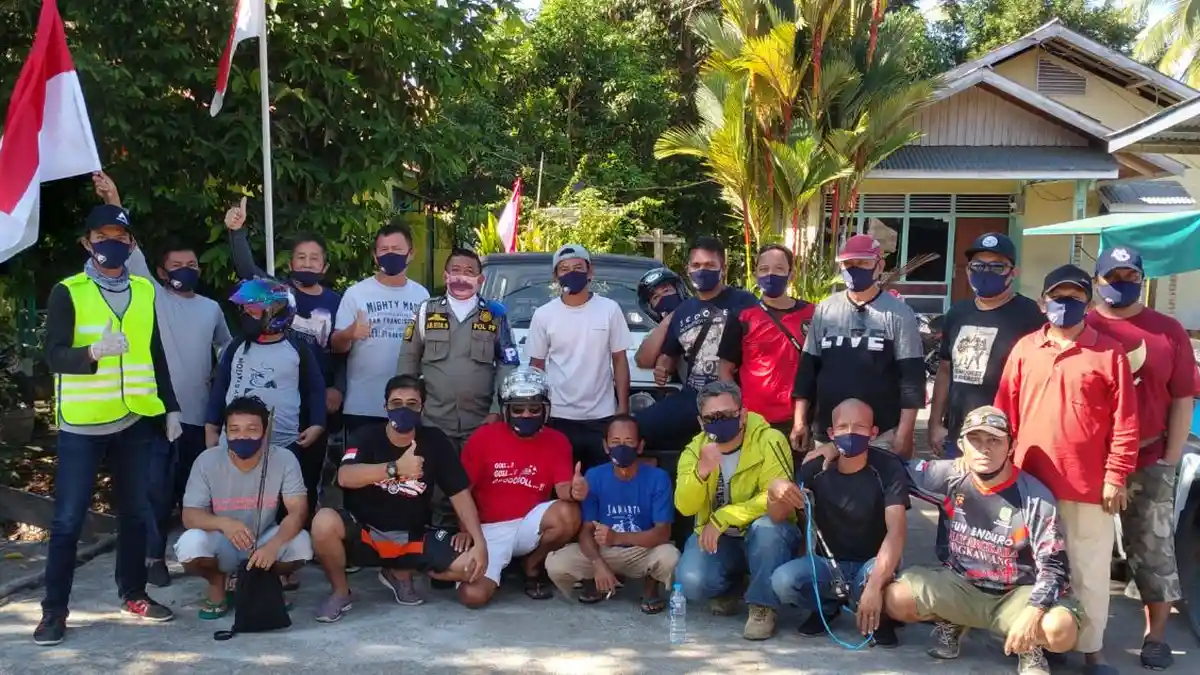 Komunitas Runsak Benua Peringati HUT RI ke-75 dengan Touring ke Tempat Wisata
