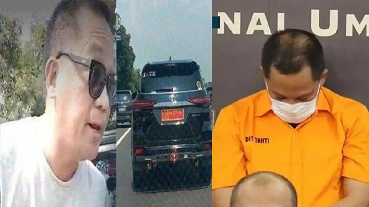 POTRET Sopir Fortuner Berpelat Nomor TNI Palsu Pakai Baju Tahanan, tak Lagi Garang, Kini Cuma Nunduk