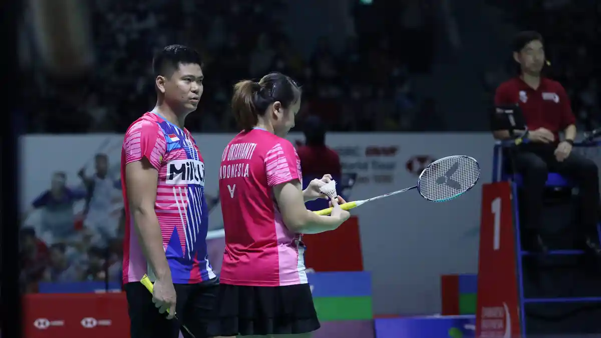 Hasil Korea Open 2023: Dicukur Wakil China 2 Gim Langsung, Praveen/Melati Angkat Koper