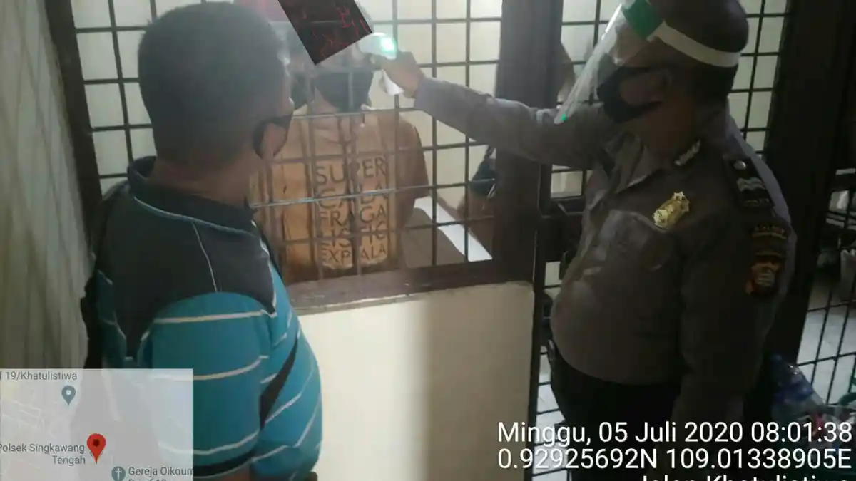 Cegah Tahanan Kabur, Ini yang Dilakukan Kapolsek Singkawang Tengah