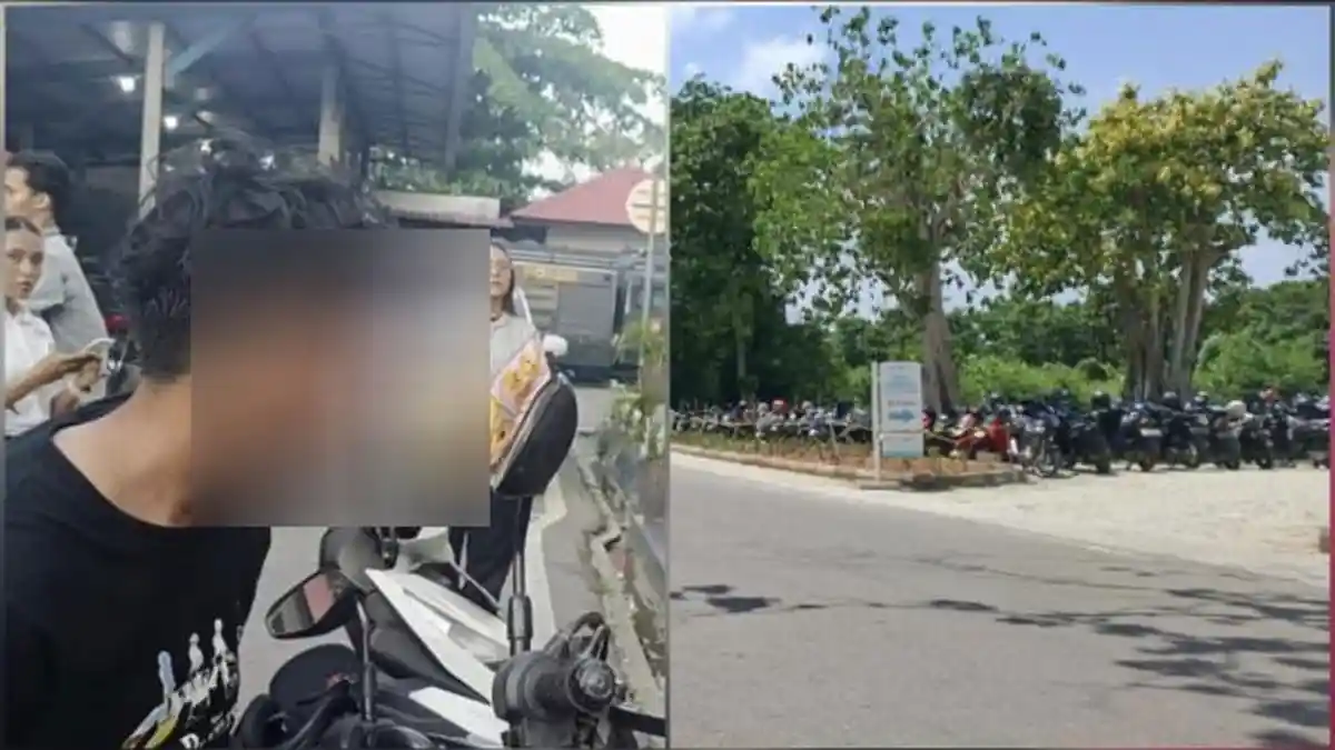 Aksi Curanmor di Parkiran K Square Batam Digagalkan, Pelaku Sempat Otak-atik 5 Motor