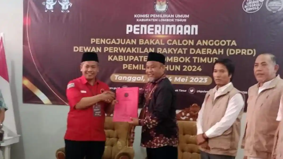 Kalangan Milenial Dominasi Bacaleg PDIP Lombok Timur di Pemilu 2024