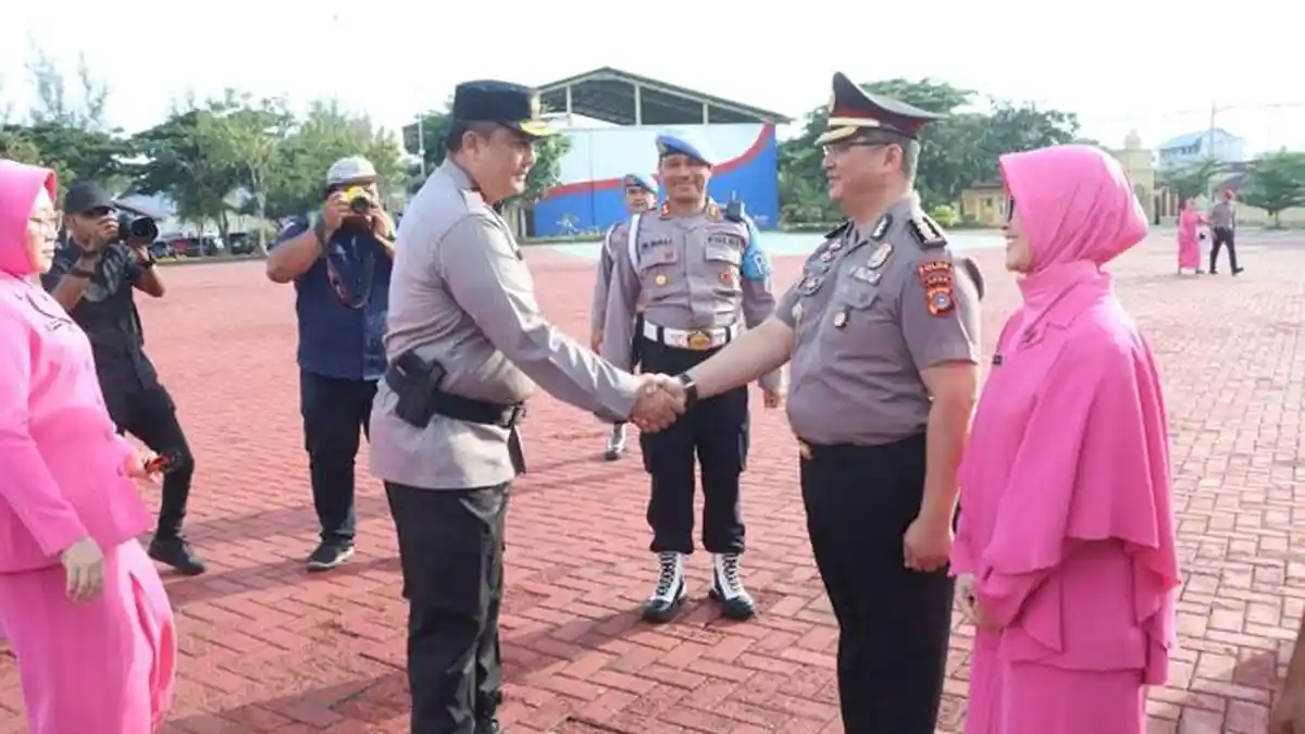 Kapolda Aceh Pimpin Upacara Kenaikan Pangkat Personel Polri di Mapolda