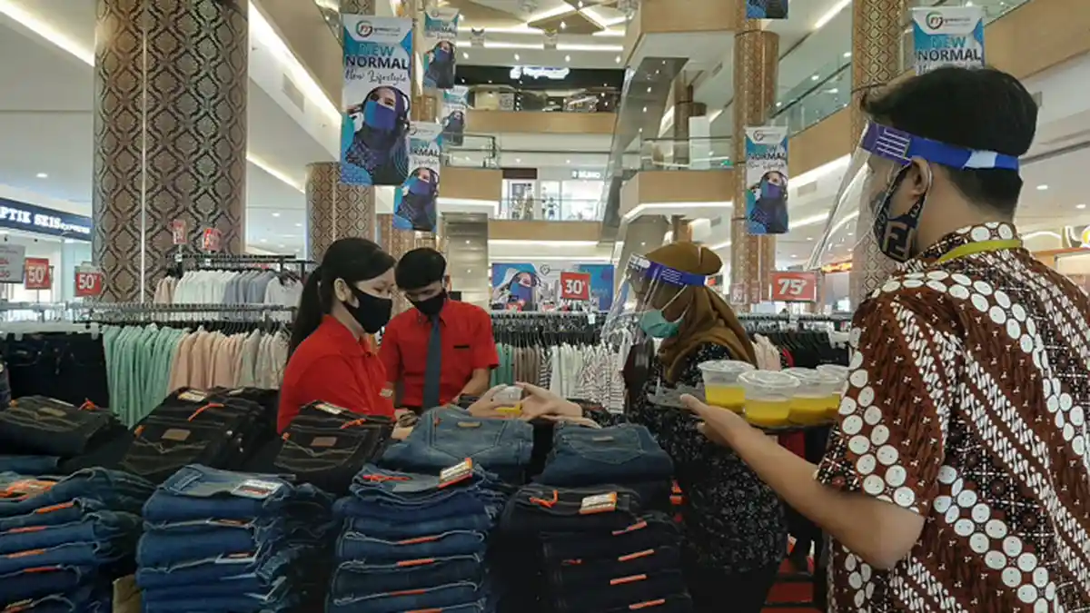 Cara Unik Mal di Gresik Supaya Karyawan dan Pengunjung Tak Tertular Covid-19