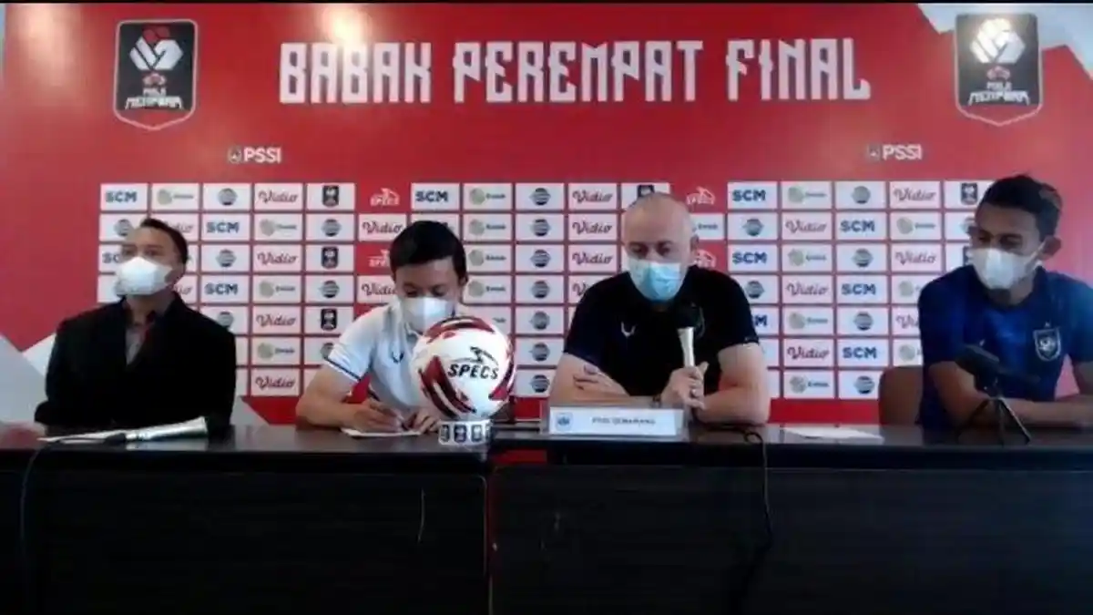 Link Live Streaming Perempat Final Piala Menpora 2021 PSIS Semarang vs PSM Makassar, Live Indosiar