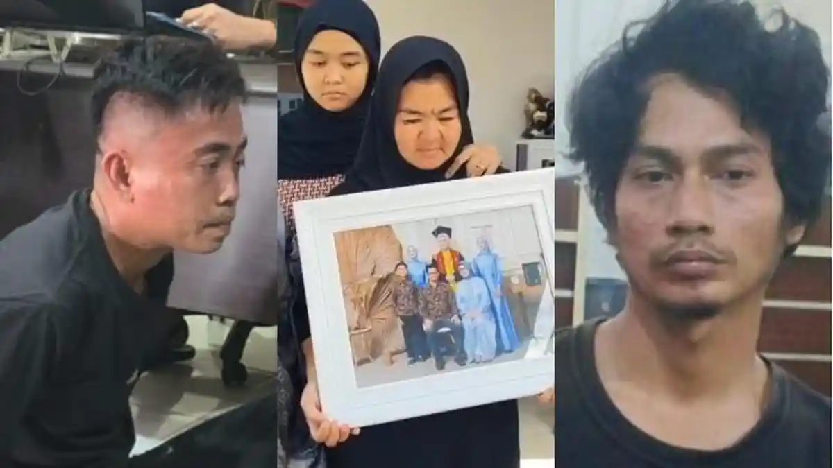 Momen Pilu Istri  dan Anak Aditya Warman Berjarak 2 Meter dengan Hasan, Nafa: Minta Dihukum Berat