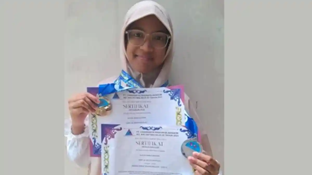 Top! Siswi SMP Islam Internasional Al Abidin Boyolali Raih Medali Olimpiade Nasional-Internasional
