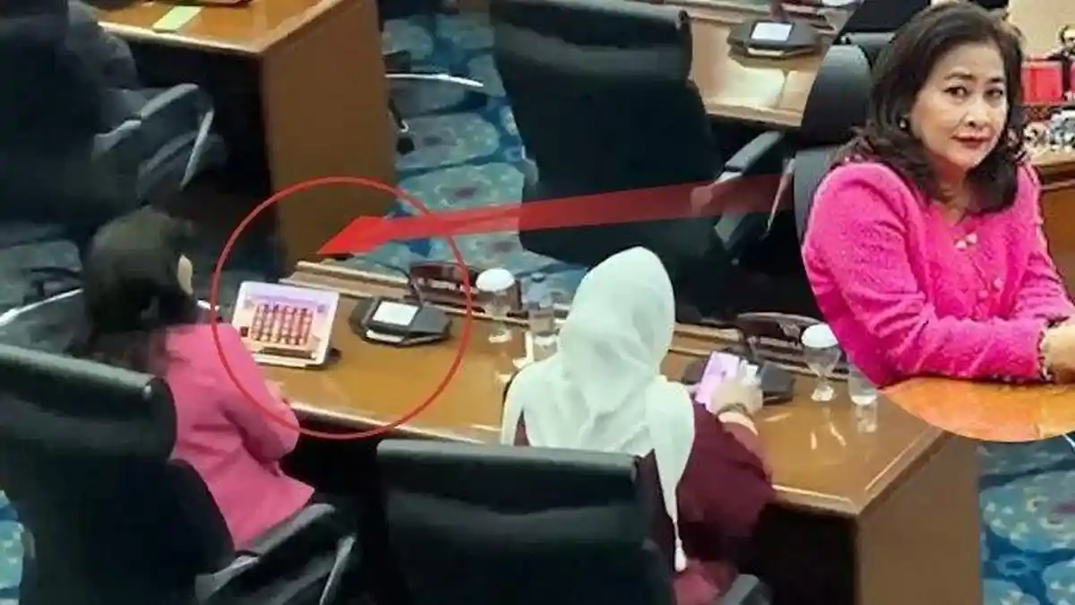 Nasib Cinta Mega, Anggota DPRD DKI Jakarta Diduga Main Game Slot Saat Rapat, iPad Diperiksa