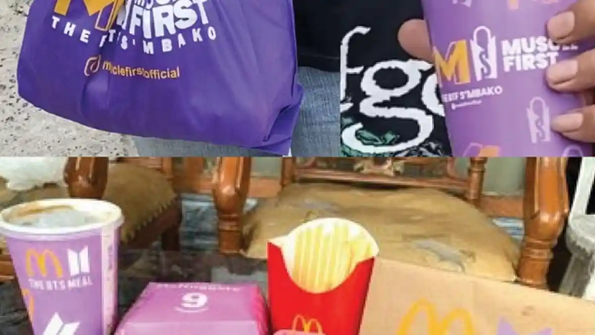 Cara Unik Muscle First Bagi-bagi Sembako ala MCD BTS kepada Driver Ojol