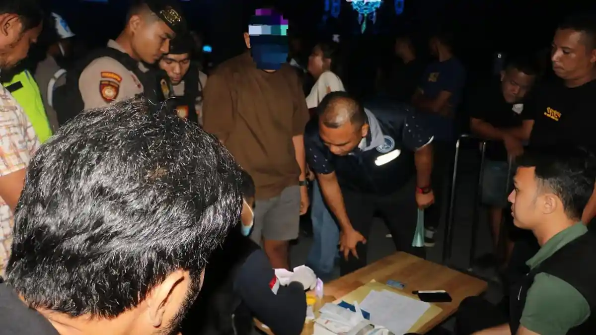 Razia THM High Pass Medan, Polda Sumut Amankan 4 Pengunjung Positif Narkotika