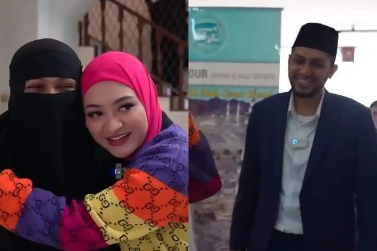 Akhirnya Bertemu, Nathalie Holscher Peluk Istri Ustaz Kasif Heer Buntut Perjodohan Netizen: Ya Allah