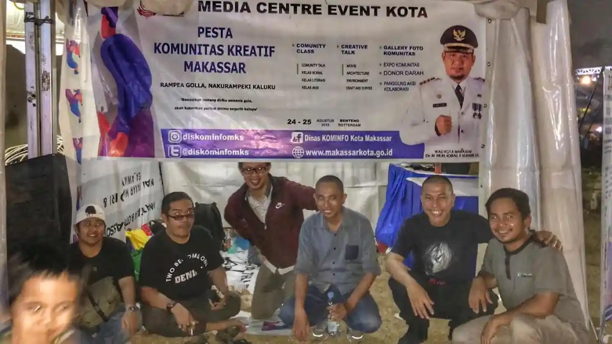 Dukung Pesta Komunitas Kreatif, Diskominfo Makassar Sediakan Media Center