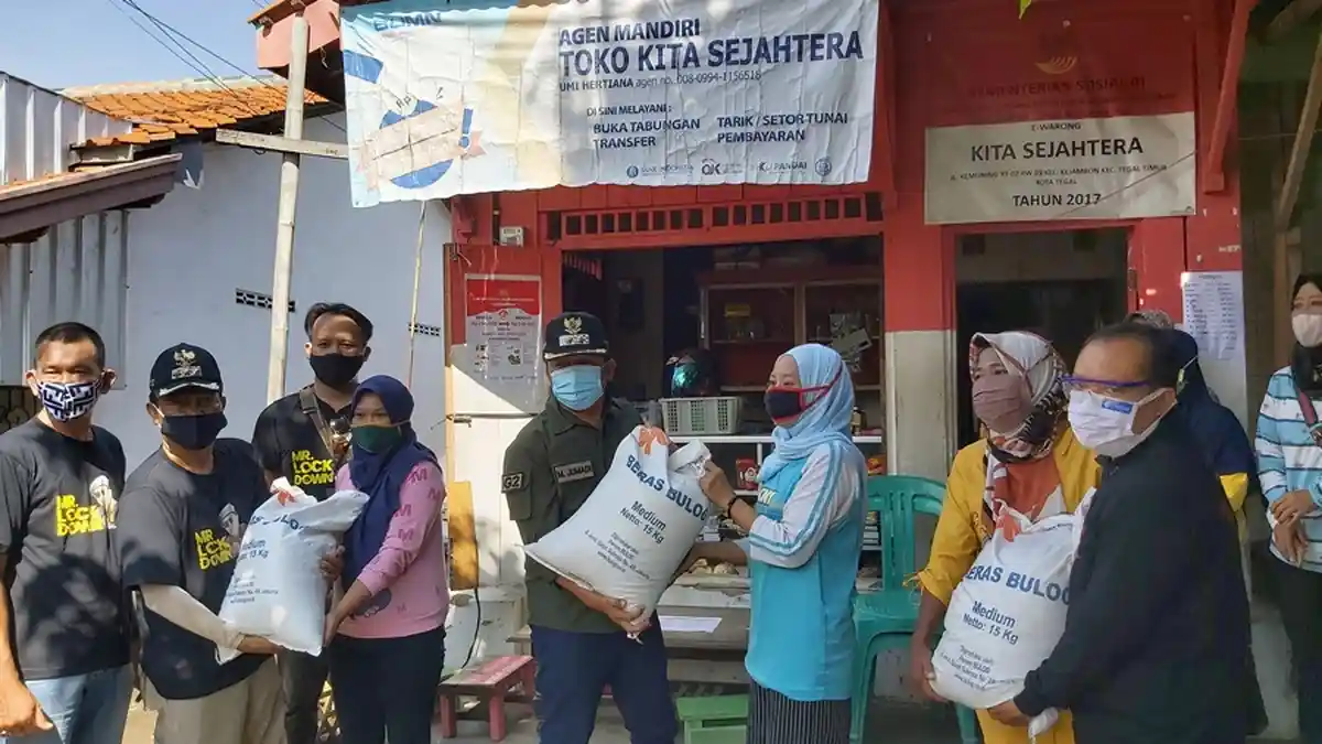 Bantuan 15 Kilogram Beras Mulai Disalurkan Pemkot Tegal, Total Ada 7.402 Penerima Manfaat PKH