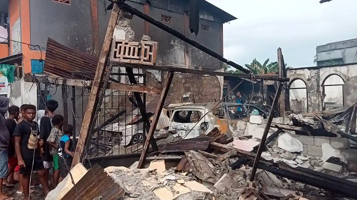 Hasil Olah TKP, Polisi Sebut Kebakaran di Jalan Busiri Timika Ulah Pemilik Kos