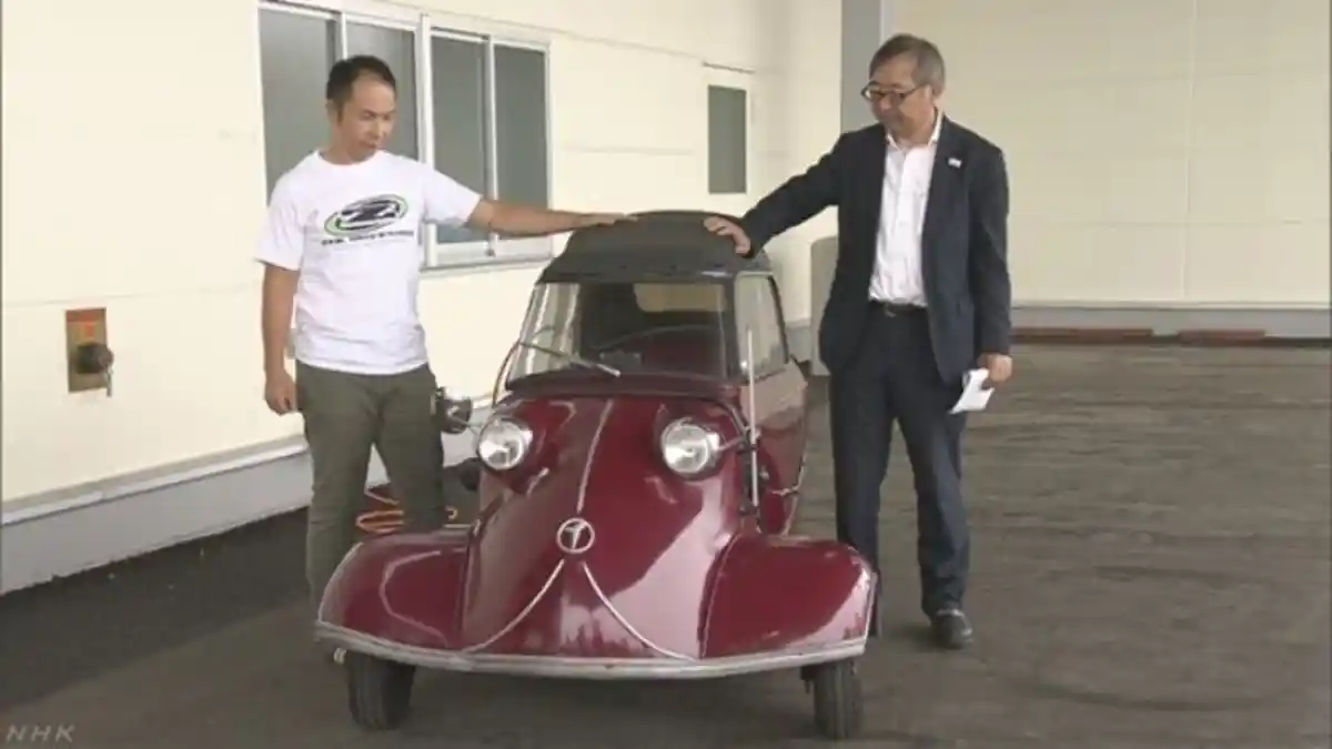 Mobil Klasik Jerman 60 Tahun Lalu Jadi Mobil Elektrik di Jepang