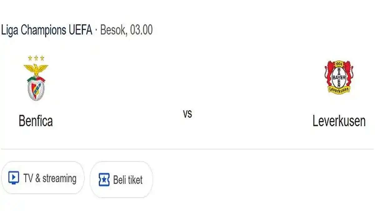 Prediksi Skor dan Susunan Pemain Benfica VS Bayer Leverkusen, Adu Tajam Pavlidis dan Schick