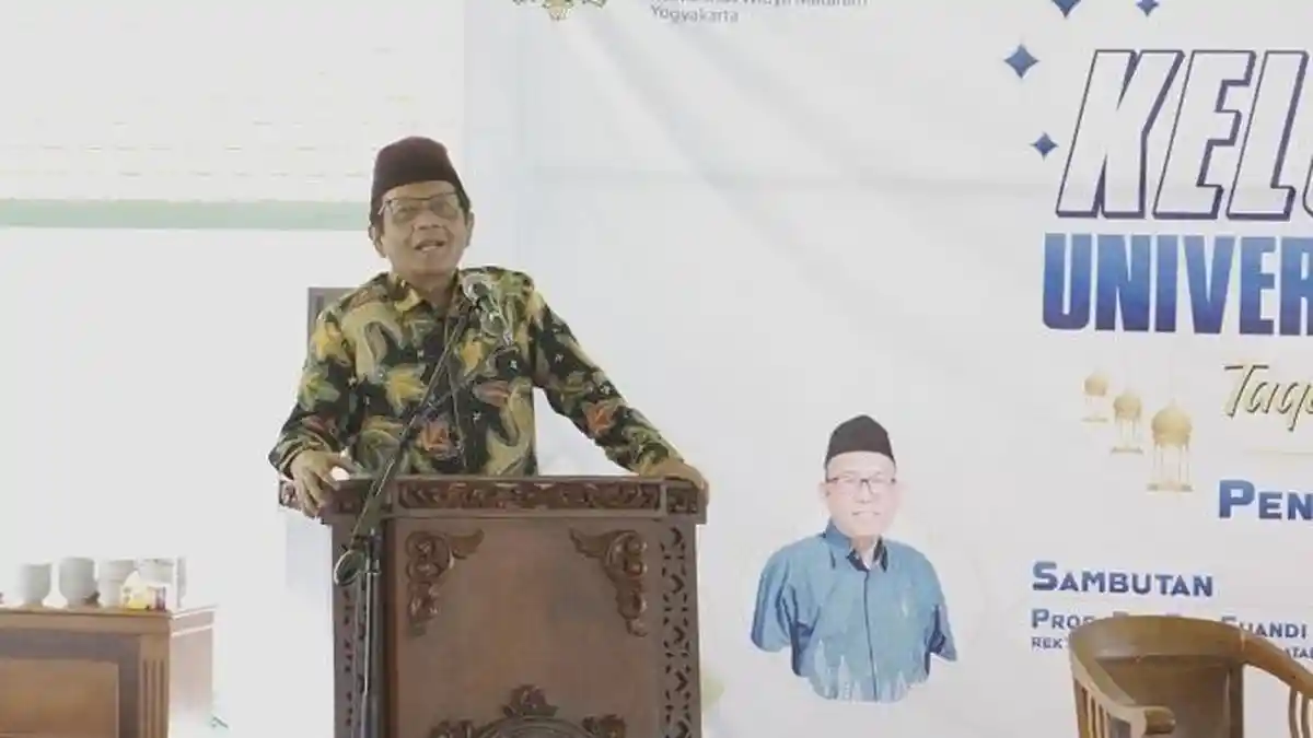 Syawalan Universitas Widya Mataram Yogyakarta, Mahfud MD: Pelengkap Ramadan