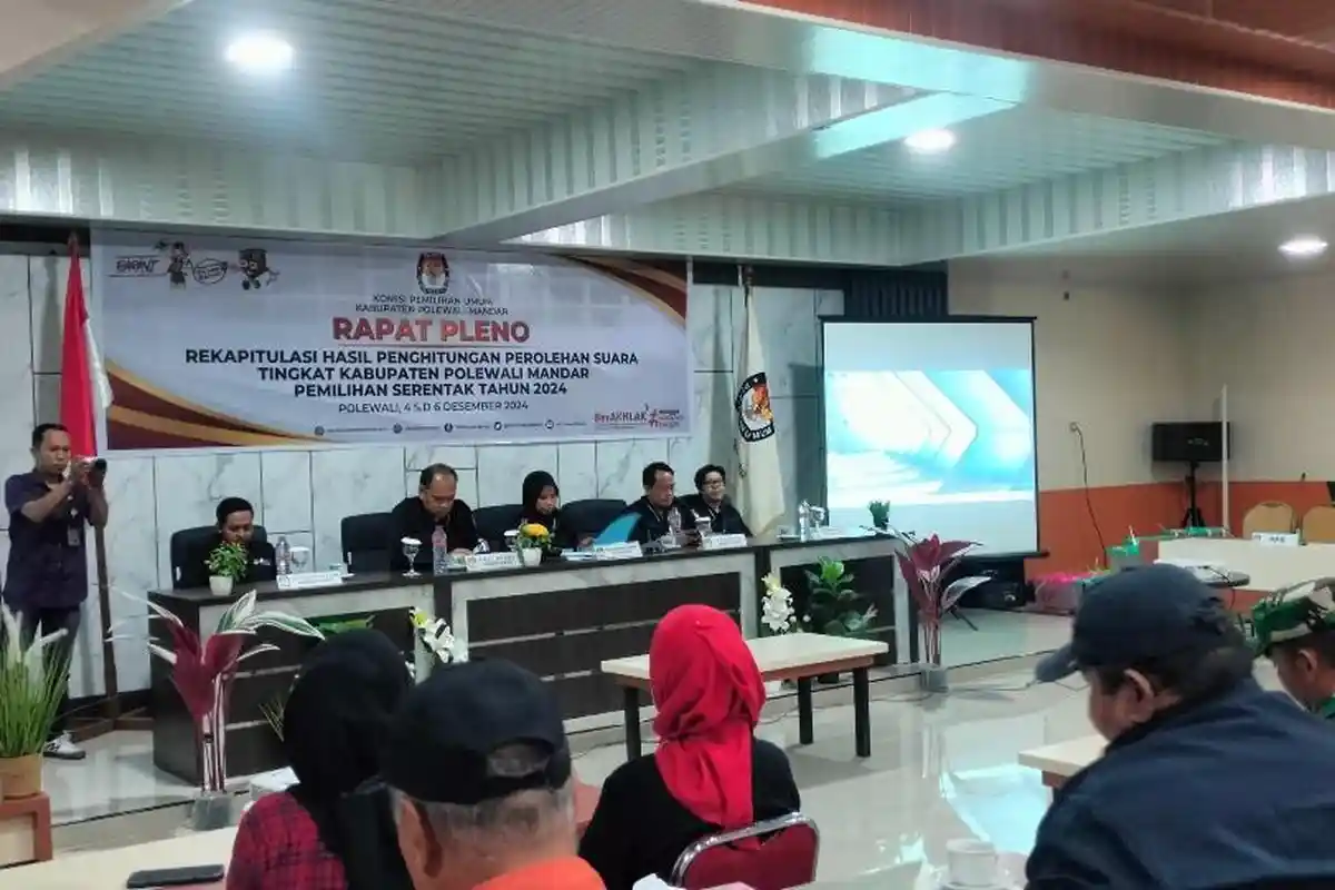 Hasil Rekapitulasi Pilkada Polman 2024, ASSAMI Menang 13 Kecamatan