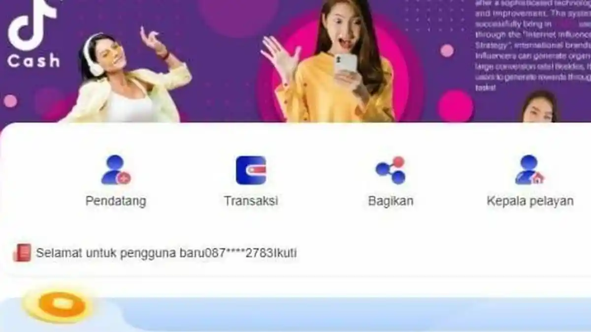 TikTok Cash Dilaporkan Atas Dugaan Pencucian Uang, TikTok Indonesia: Kami Tidak Minta Uang Anda