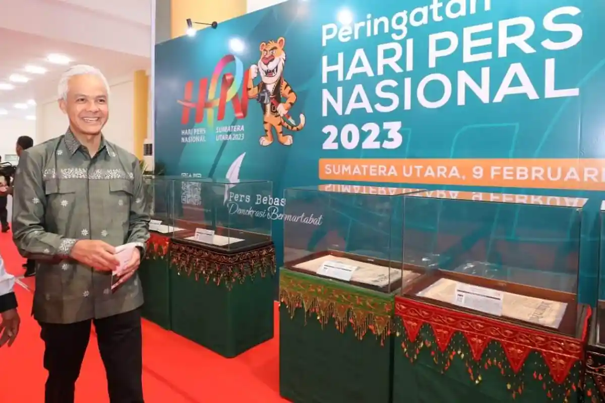 Hadiri Peringatan HPN di Medan, Ganjar: Semoga Beritanya Makin Mendidik dan Tidak Lagi Recehan