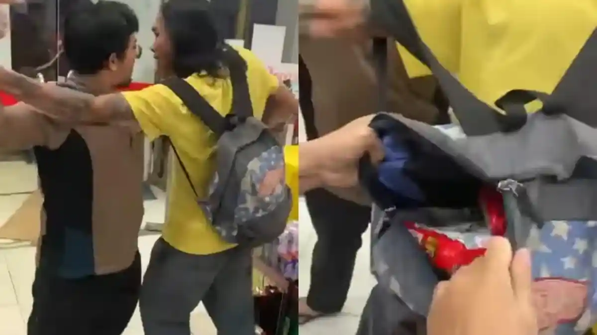 VIRAL Video Seorang Pria Gondrong Mencuri di Minimarket, Tapi Malah Dibiarkan Warga Lari