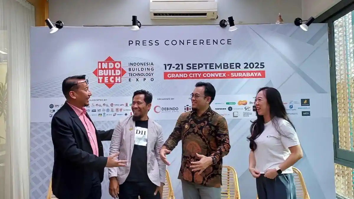 IndoBuildTech Expo Surabaya 2025 Bakal Digelar, Diramaikan Brand dan Jasa Kontruksi Terkemuka 
