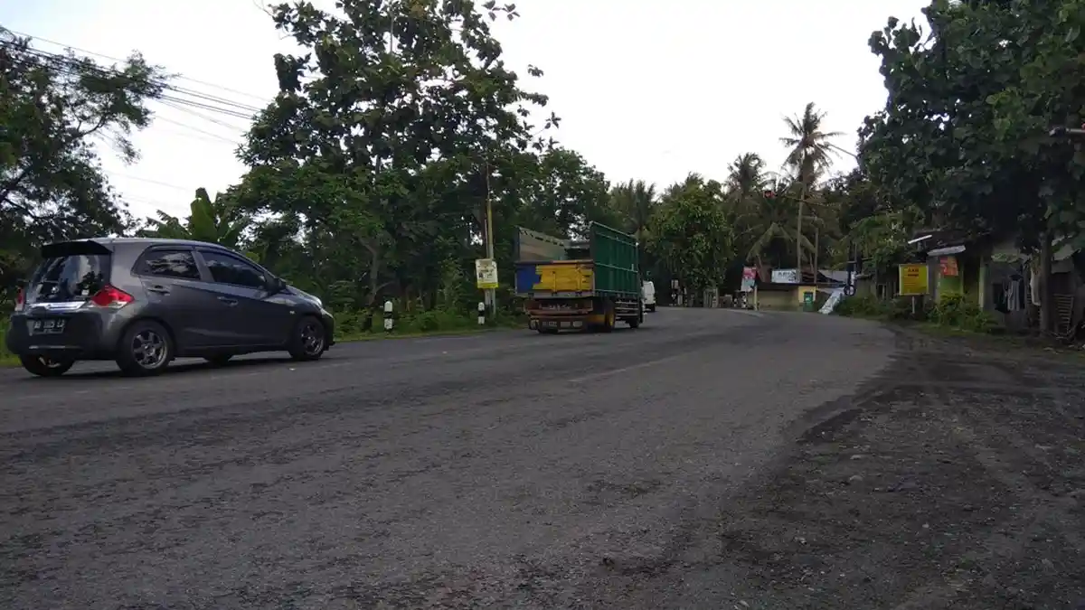 Rawan Kecelakaan, Jalur Srandakan Bantul Minim Lampu Penerangan