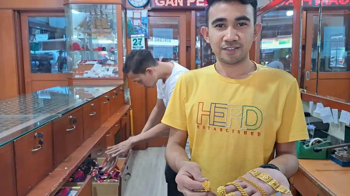 Harga Emas London di Aceh Tengah Dijual Rp 800.000 Per Gram